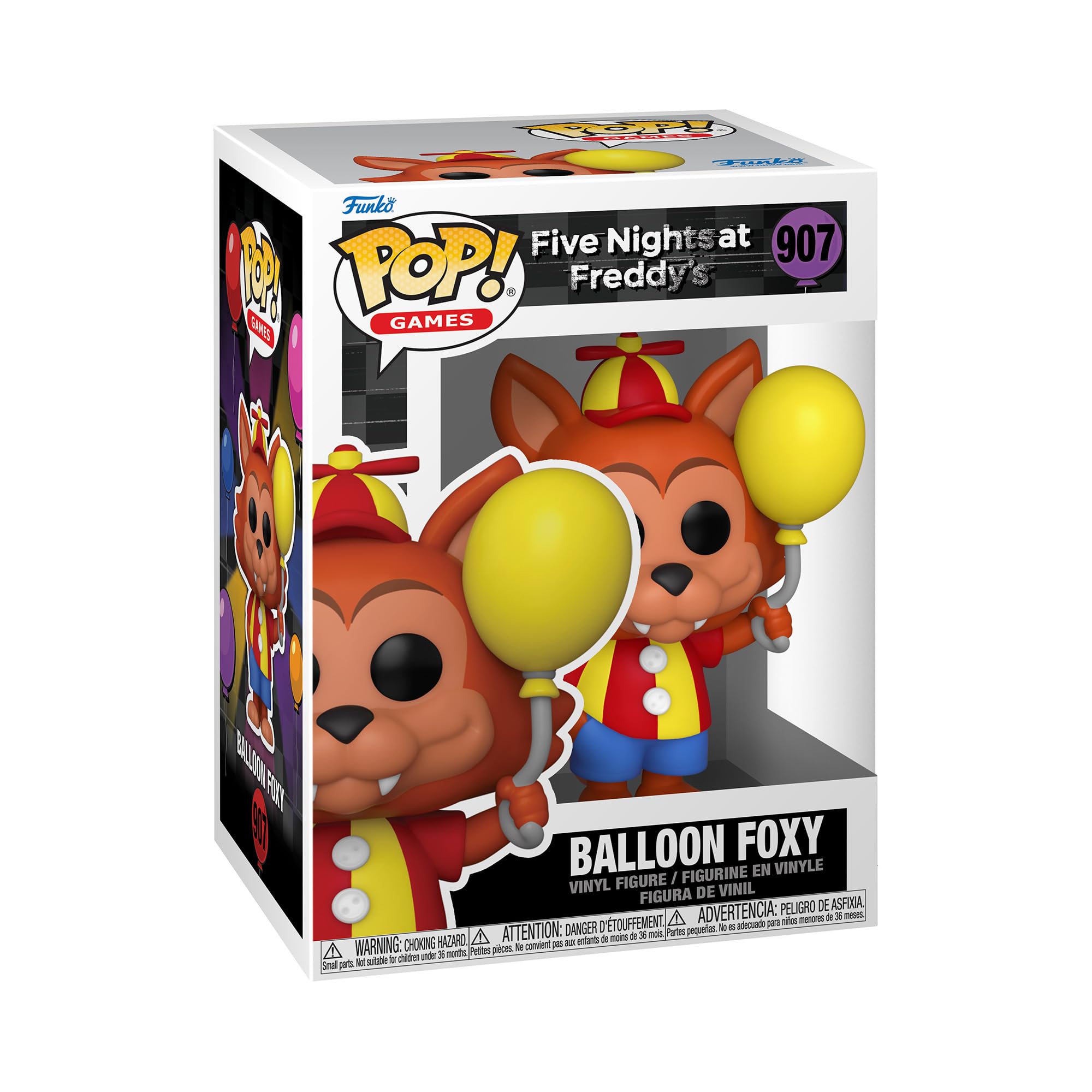 Funko Pop! Games: Five Nights At Freddy's (FNAF) SB - Balloon Foxy - Collectable Vinyl Figure - Gift Idea - Official Merchandise - Toys for Kids & Adults