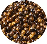 XIANNVXI 8mm Tiger Eye Beads 47 Pcs Natural Crystal Round Jewelry Craft view 4