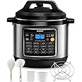 COMFEE' 16 in 1 Electric Pressure Cooker Olla de Presion Non-Stick Pot Yogurt Maker Rice Slow Saute Steamer 8 Quarts Stainless Steel