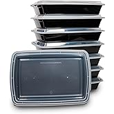 DHG PROFESSIONAL 50 sets Rectangle 58oz Meal Prep Containers with lids Microwavable Food Container Plastic BPA Free Rectangle