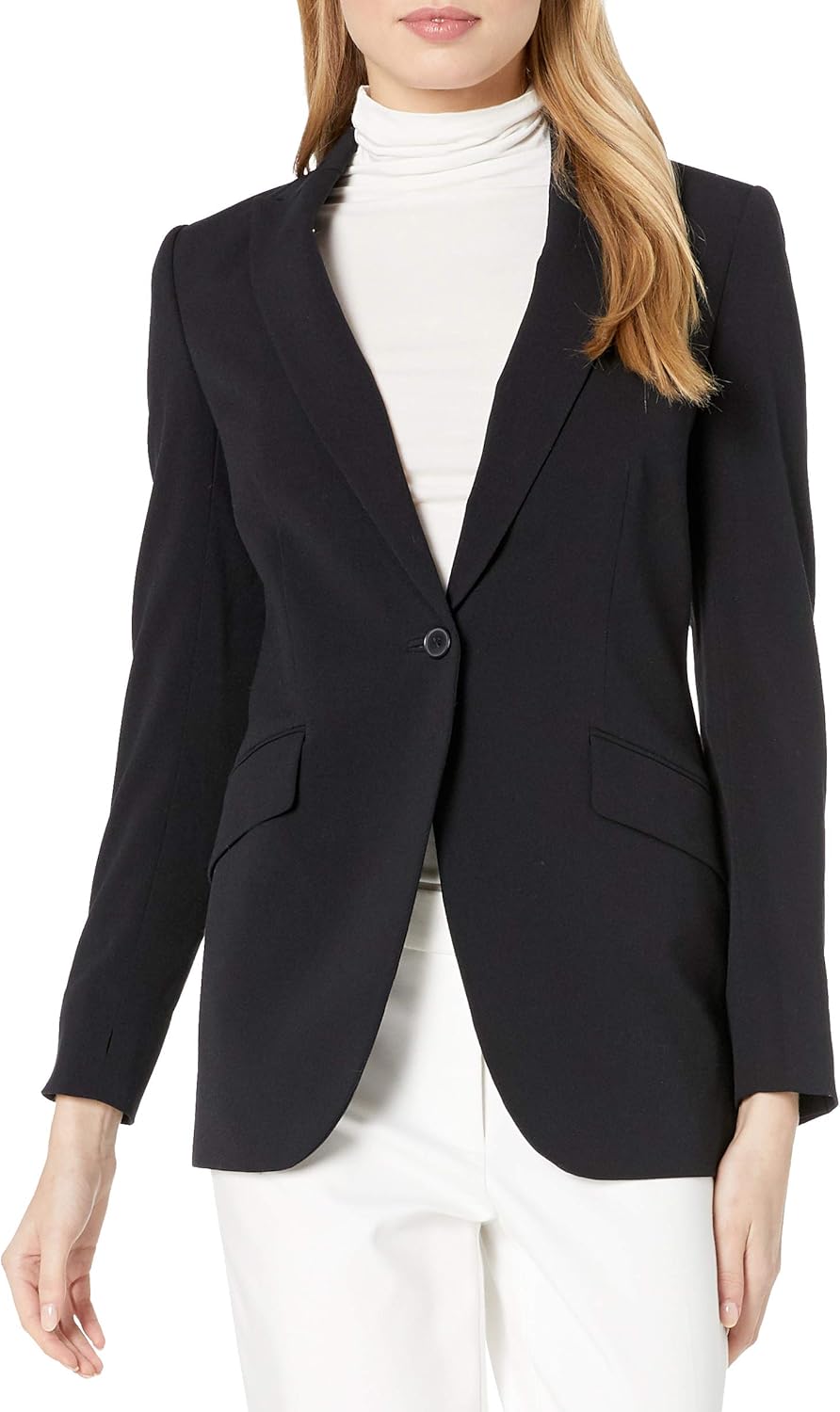 anne klein black jacket