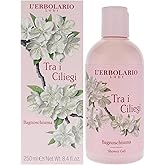 L'Erbolario Shower Gel – Firming and Protecting Floral Body Wash - Cherry Blossom Body Soap for Radiant and Toned Skin - Tra i Ciliegi - 8.4 oz
