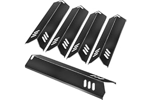 Paayox 15" Grill Heat Plates Parts for Dynaglo Grill DGF510SBP, DGF493BNP, Heat Plate Shield, Burner Cover Suitable for Backyard Grill BY15-101-001-02, BY13-101-001-13, GBC1460W, 5-Pack