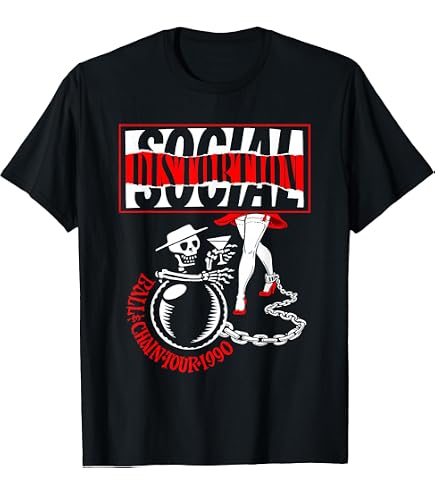 Amazon.com: Social Distortion Men's Vintage 1979 T-Shirt Small
