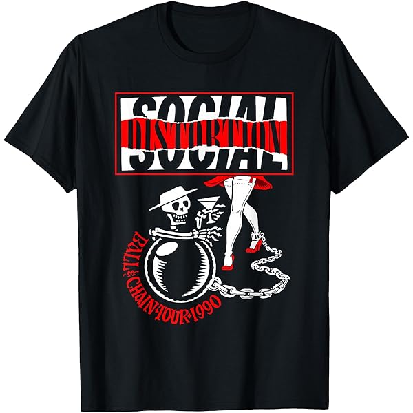 Amazon.com: Official Social Distortion Torn Logo T-Shirt