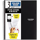 Five Star Spiral Notebook + Study App, 3