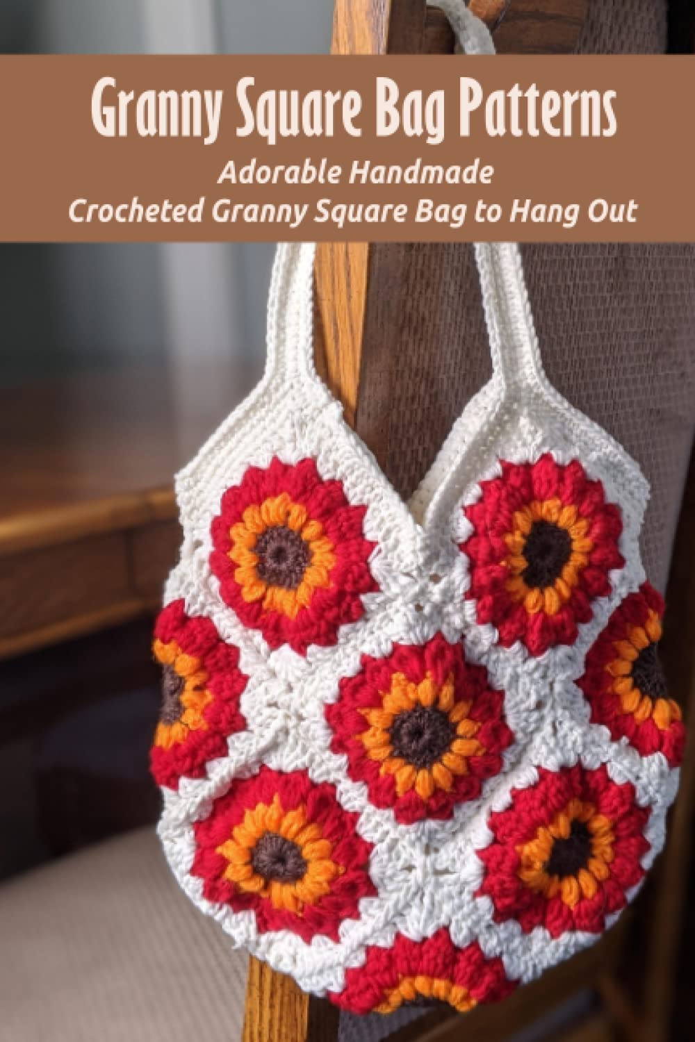 crochet granny square purse