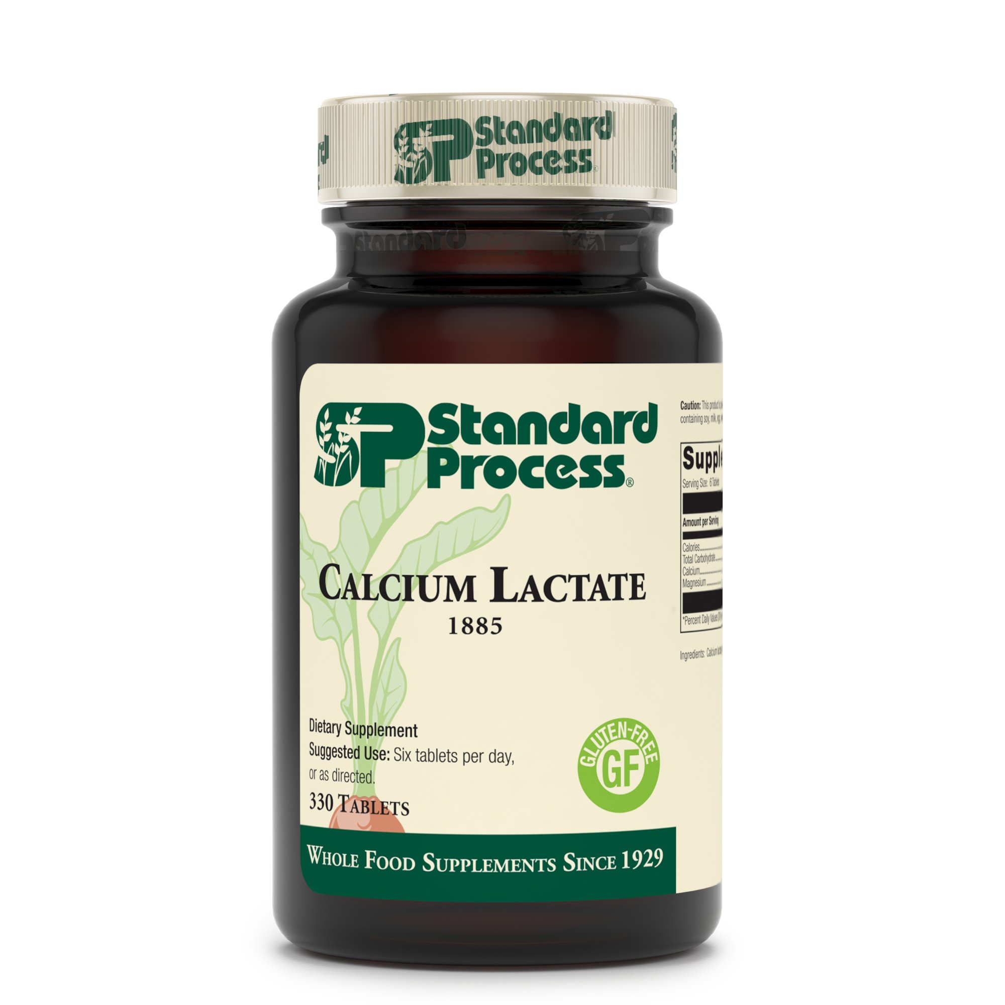 Standard Process Calcium Lactate NonDairy 330 Tablets 767674078826