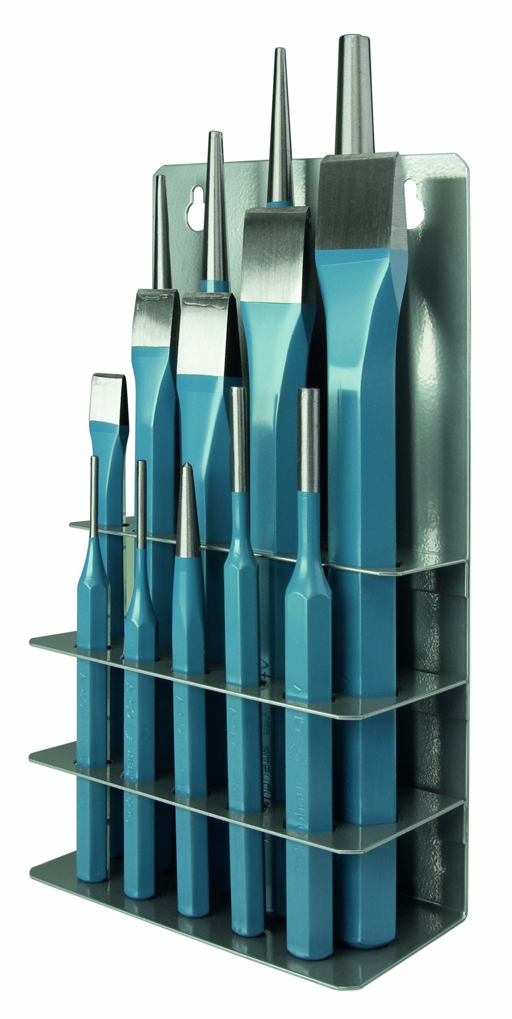 Peddinghaus Tool Set 6633120000 14 Pieces 1 Centre 3x125 mm 4 Pin Punches 2/3/5/6 mm 4 Punches 5 Flat Chisels