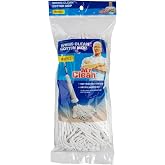 Mr. Clean Wring Clean Floor Mop Cotton Yarn Refill Head, Blue (3-Pack)