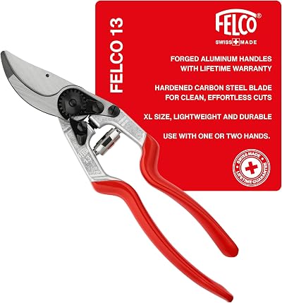 Felco Secateurs Model 13 Large Ergonomic Right Hand 30mm Cut Swiss Steel