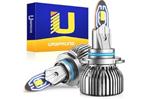 Ursprung 9005/HB3 LED Bulbs,18000LM 6500K Super Bright Halogen Replacement Kit with Mini Size Plug and Play CANBUS Ready, IP68 Waterproof LED Light Bulbs, Pack of 2