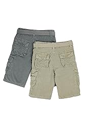 Raw X Boys Cargo Shorts 8-18 | 100% Cotton Belted