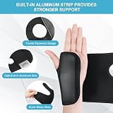 ACWOO Adjustable Wrist Strap Carpal Tunnel Splint Left Breathable Support view 4