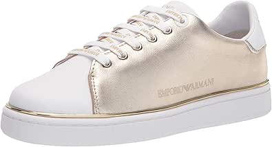 Emporio Armani Women's Ea Logo Glitter Sneaker Walking Shoe | Fashion  Sneakers - Amazon.com