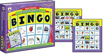 Carson Dellosa Espanol Basico Basic Spanish: Bingo Board Game