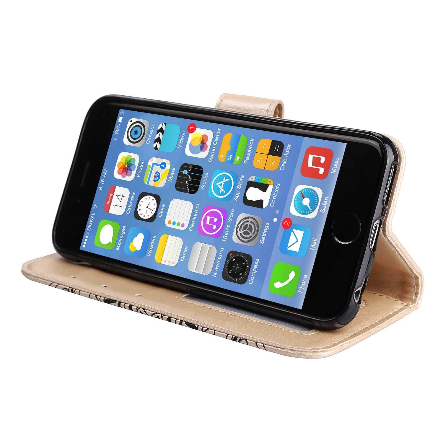 Tpu Inner Shell Protective Cover With Credit Card Slot For Apple Iphone Se Apple Iphone 5 5s Green Caxpro Iphone Se Iphone 5 5s Case Flip Folio Pu Leather Wallet Case Office Products Cabinets