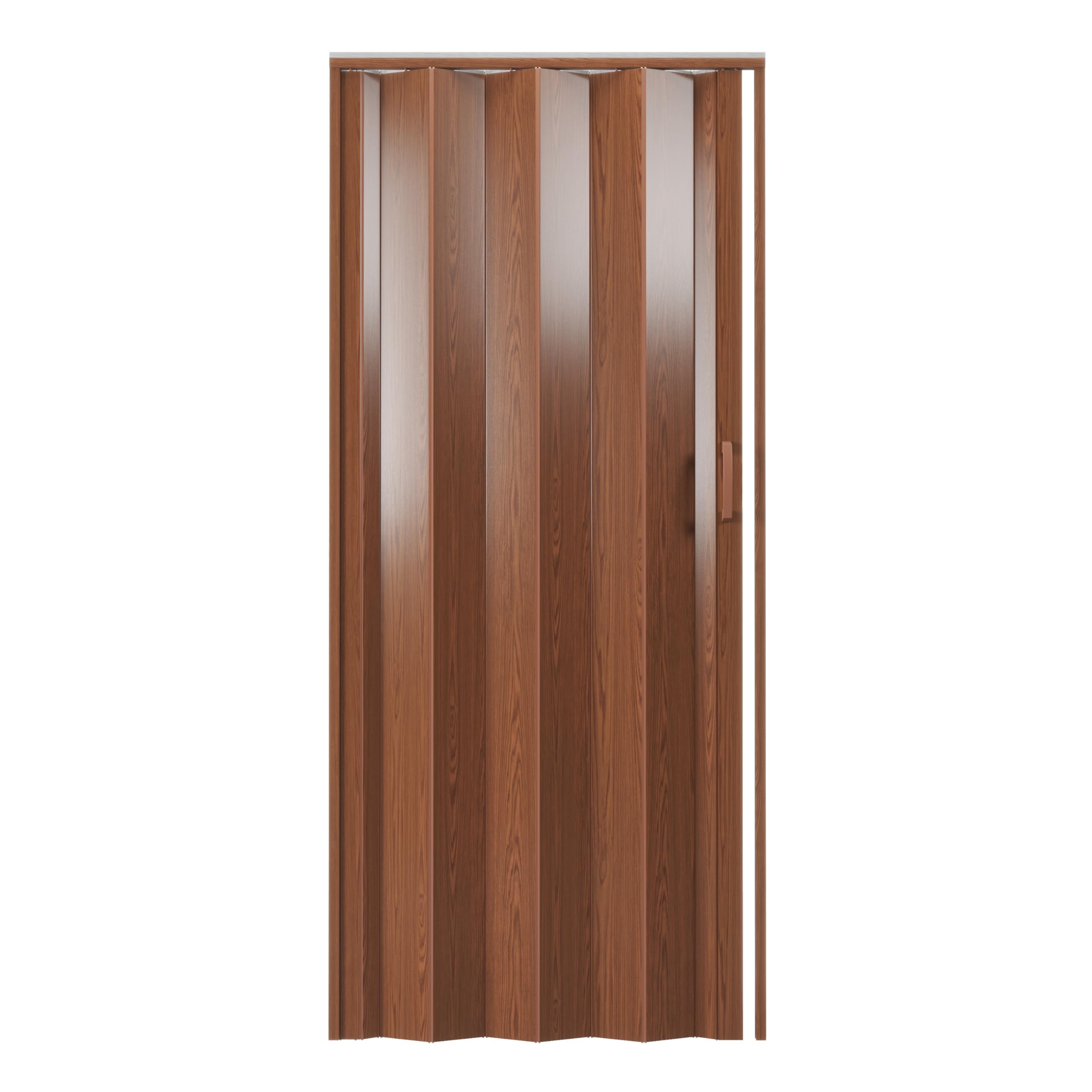 Photo 1 of ***FACTORY SEALED*** 48" W Premium Foldable Accordion Doors, Double Walled Heavy Duty Folding Doors for Interior, Privacy Room Divider, Walnut