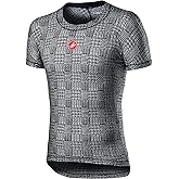Castelli Pro Mesh Short Sleeve Base Layer - Men's Black/White, L