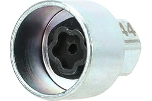 Aramox Wheel Lock Key Anti Theft Lugnut Socket Emergency Lug Nut Remover Replacement for 1 3 5 6 7Series X1 X2 X3 X4 X5 X6 Z4