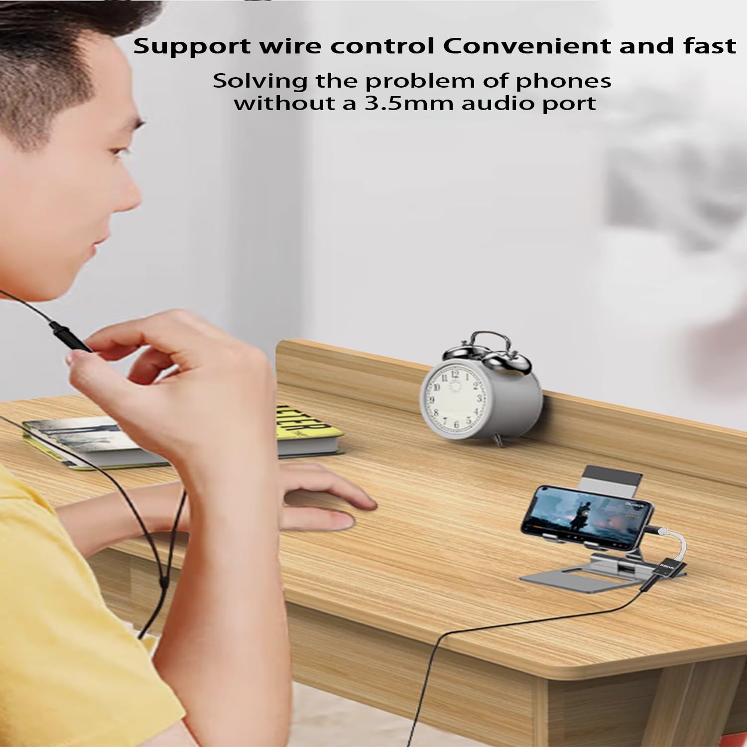 SGEYR Type c Sound Card External Sound Card, USB-C to 3.5mm Jack Audio Adapter, Type C to Microphone Headphone Adapter, USB-C to Audio Auxiliary Cable External Stereo Sound Card Audio