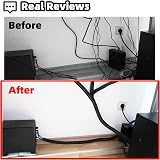 Annex Black Cable Tidy Sleeve 10ft Expandable 1/2 to 1 Inch Braided view 3