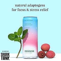 Moment SPARKLING Lychee Mint. Botanical Water with