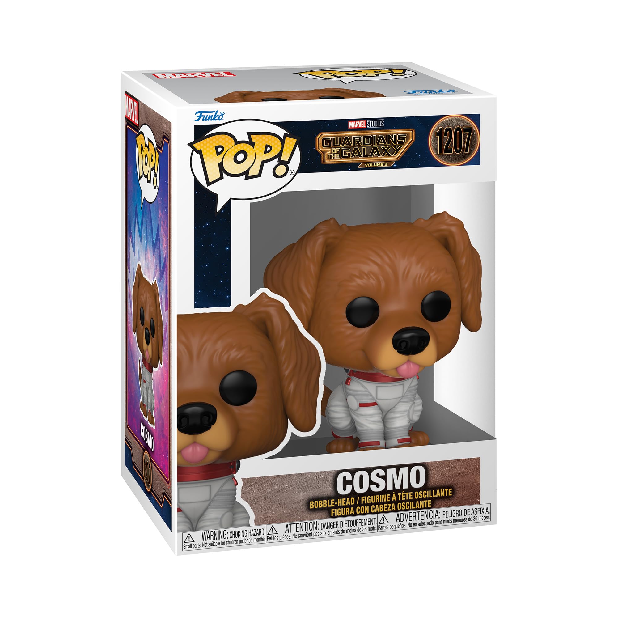 Funko POP! Vinyl: Marvel - Guardians Of the Galaxy 3 - Cosmo the Space Dog - Collectable Vinyl Figure - Gift Idea - Official Merchandise - Toys for Kids & Adults - Movies Fans
