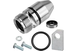 ERETOW TH350 Speedometer Gear Housing Kit for GM TH350 Transmission 1969 & Up, Turbo 350 Speedometer Seal Kit with Extra Seals and Retainer Bracket (1 Set)