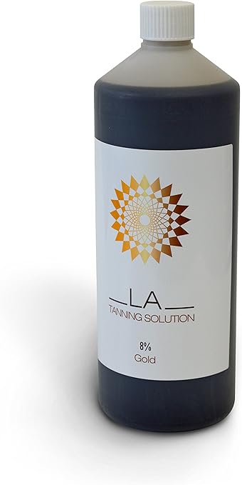 La Spray Tanning Solution 8 Gold 8 Dha 1 Litre Award Winning Amazon Co Uk Beauty