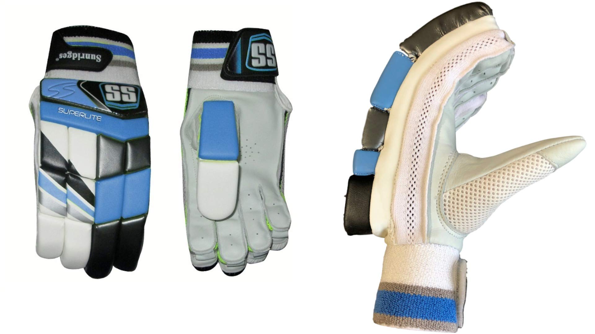 SS Cricket Superlite Batting Gloves' Men's, Right Handed Batting Inners Included