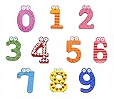 PENTA ANGEL 10Pcs Wooden Magnets Fridge Numbers