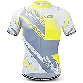 sponeed Men Bicycle Jersey Full Zipper Biking Shirt Cycling Tops Breathable