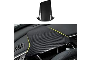 BRMYL Car Dashboard Instrument Protective Cover Decals for 2016-2021 Honda Civic 10th Gen Accessories ABS Carbon Fiber Stickers