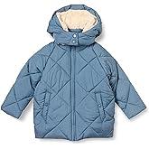 Amazon Essentials Girls and Toddlers' Long Quilted Cocoon Puffer Coat