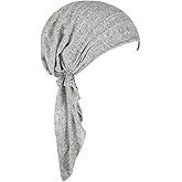 YRANXQUN Chemo Cancer Headscarf for Women Solid Twist Pre tied Headwrap Caps Bandana Headwear for Hair Loss Cover