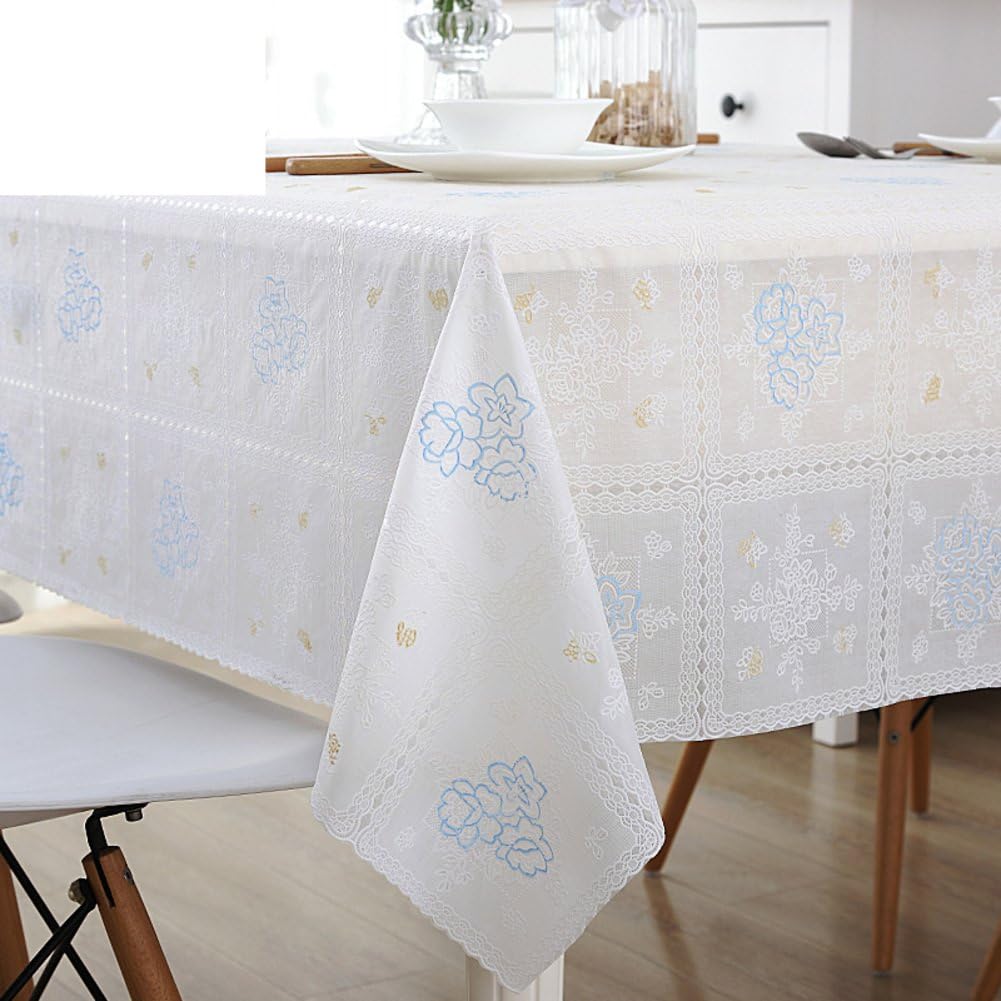 PVC table cloth/fabrics / waterproof table mat/ disposable tablecloths/ oil-proof table cloth-E 137x200cm(54x79inch)