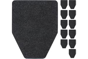 KVMORZE 12 Pack Urinal Mats Urinal Pads Urinal Floor Mats for Men Commerical Disposable Toilet Water Absorption Non-Slip Rubb