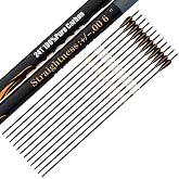 sanlida 100% Pure Carbon Hunting Arrows, Olympic-Grade 10 Spines Deflection (Unique), 0.001"/0.003"/0.006" Straightness, Buy 12 Get 12 Free/Buy 6 Get 6 Free, for Compound &amp; Recurve Bows (12/24PCS)