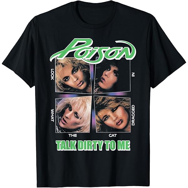 Amazon.com: Poison - Tour 1989 T-Shirt : Clothing, Shoes & Jewelry