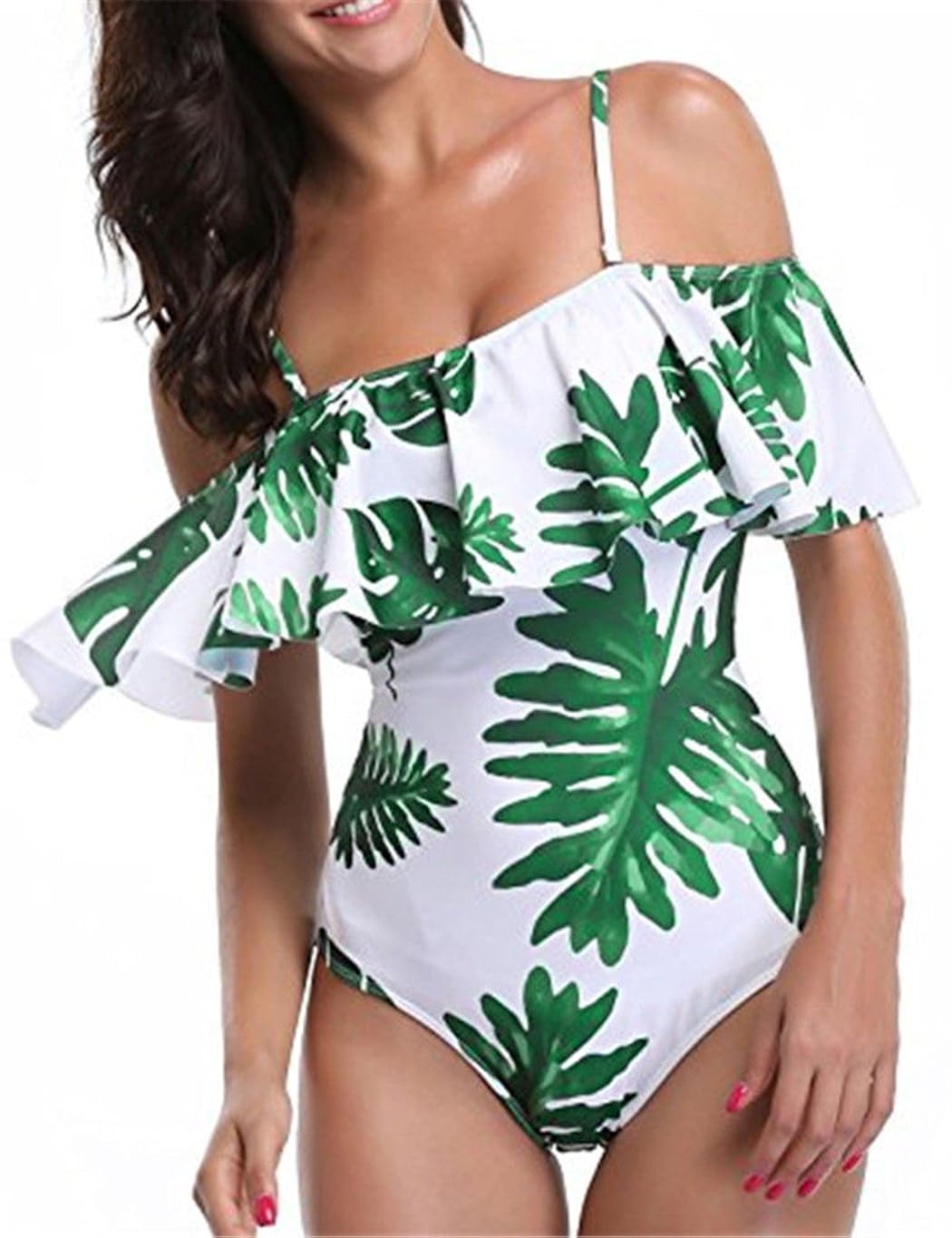 indove women one-piece swimsuit push up bikini bathing beachwear swimwear