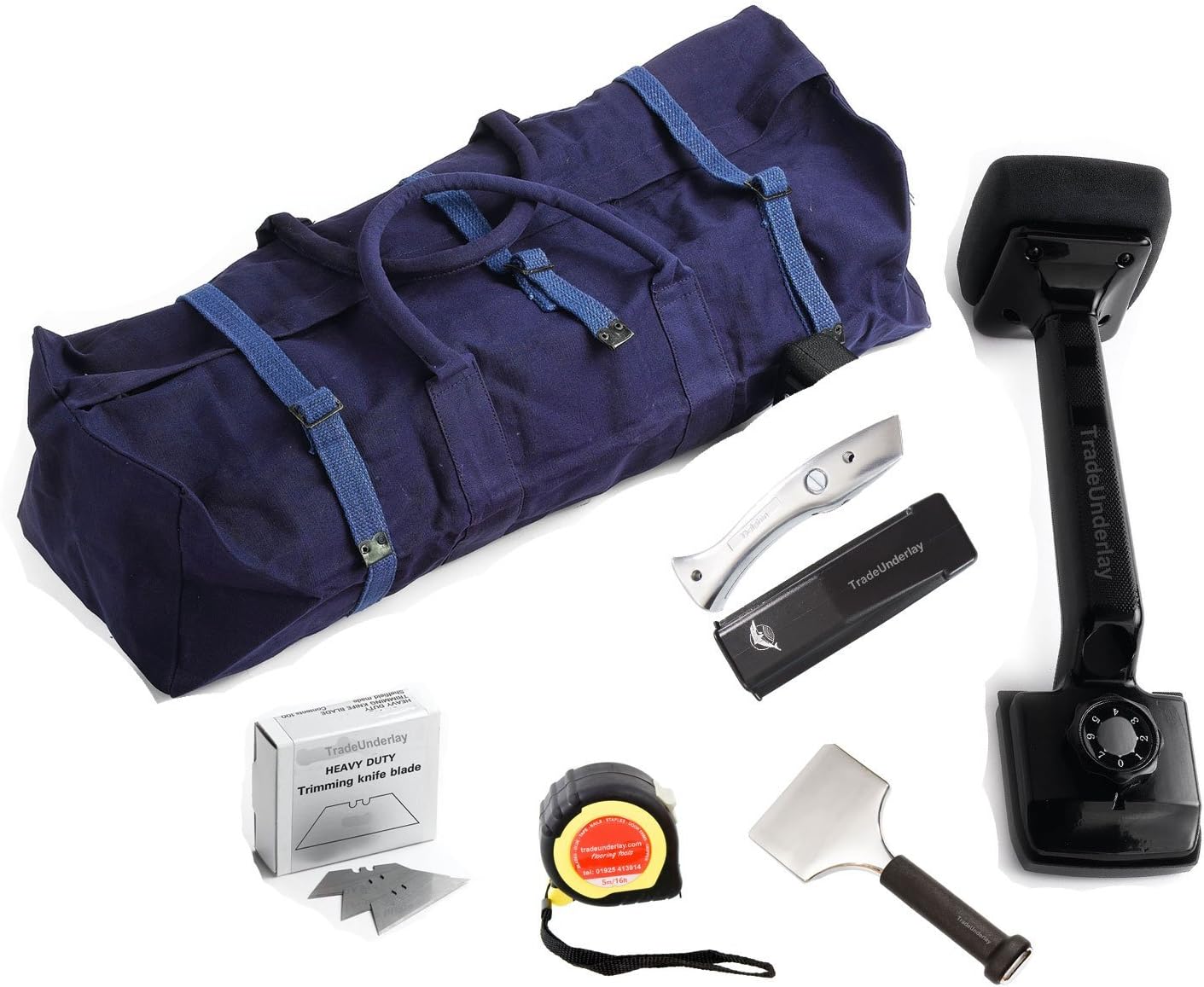 Carpet fitter flooring tool kit - 6 item