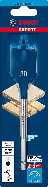 Bosch EXPERT Self Cut Speed Spade Drill Bit 30 mm x 152 mm view 2