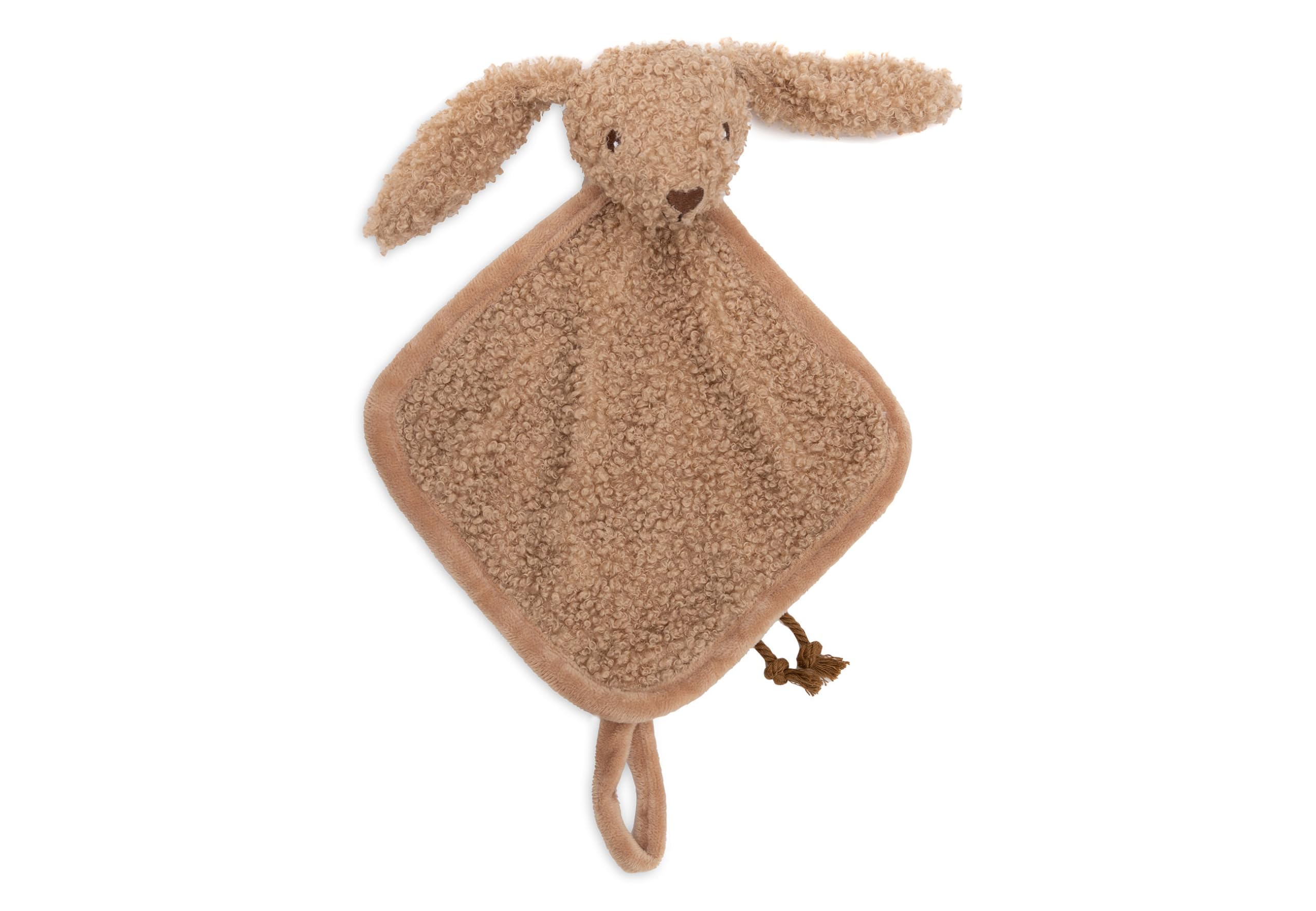 Jollein Baby Comforter - Bunny Riverside - Dummy Cloth - 100% Polyester - Cuddly Toy - 26 x 23 x 8 cm - Rabbit