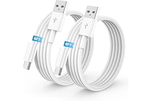 LDHTY 2Pack 6FT USB to USB C Cable for iPhone 16 15 Charger Cord, for Apple for iPhone 16 15/Plus/Pro Max Type C Cord, for iPad Pro 12.9/11, Air 5th/4th Gen, Car Charger Carplay Charging Cable