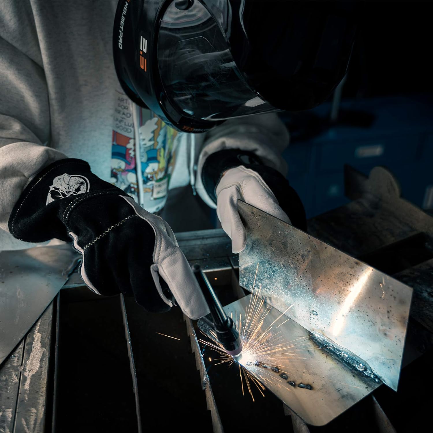 YESWELDER Premium Goatskin TIG Welding Gloves | Top Grain Leather | High Dexterity | True - Fit-Large: Home Improvement
