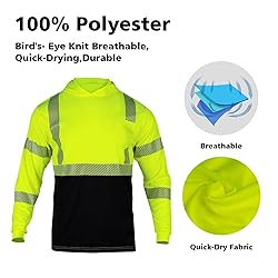 VENDACE 3pcs Safety Reflective High Visibility Long