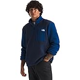 THE NORTH FACE Men's Yumiori Quarter Zip Jacket | Lightweight Fleece Coat With Embroidered Logo, Secure Zip Chest Pocket