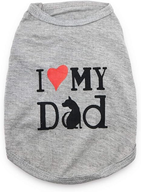 i love my daddy dog shirt