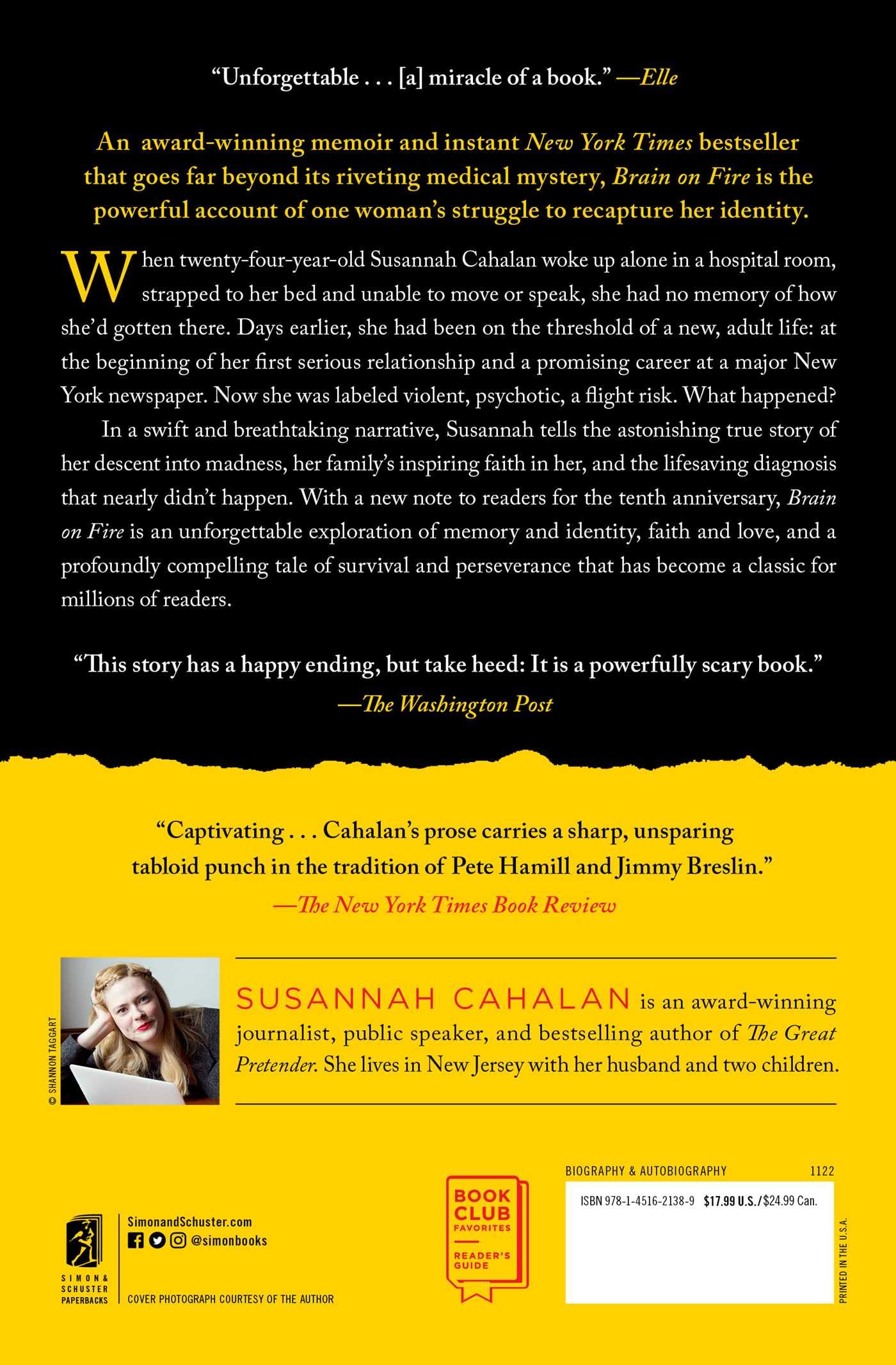 Brain on Fire (10th Anniversary Edition): My Month of Madness Brain on Fire (10th Anniversary Edition): My Month of Madness Paperback Kindle Audible Audiobook School & Library Binding Audio CD Digital